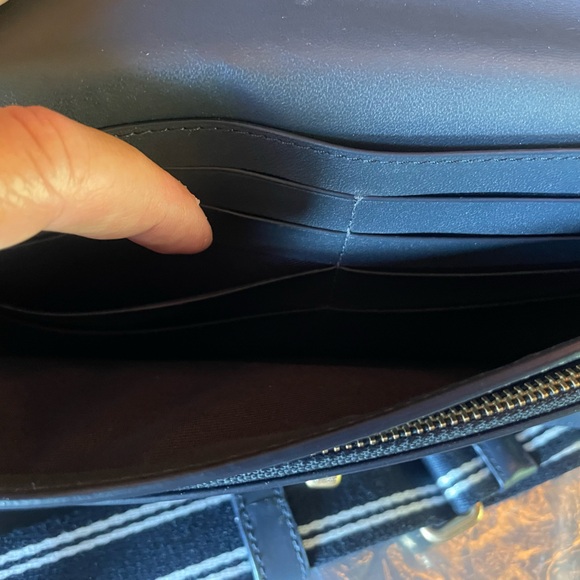 EUC COACH Hayden Foldover Crossbody Clutch in Signature Jacquard - Picture 15 of 16